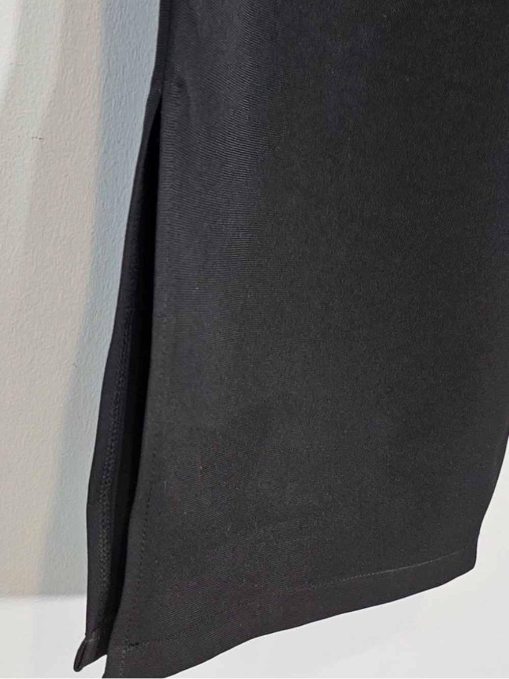 WHITE FOX Press Pause Black Wide Leg Split Hem Pants Size Medium NWT - Picture 9 of 12